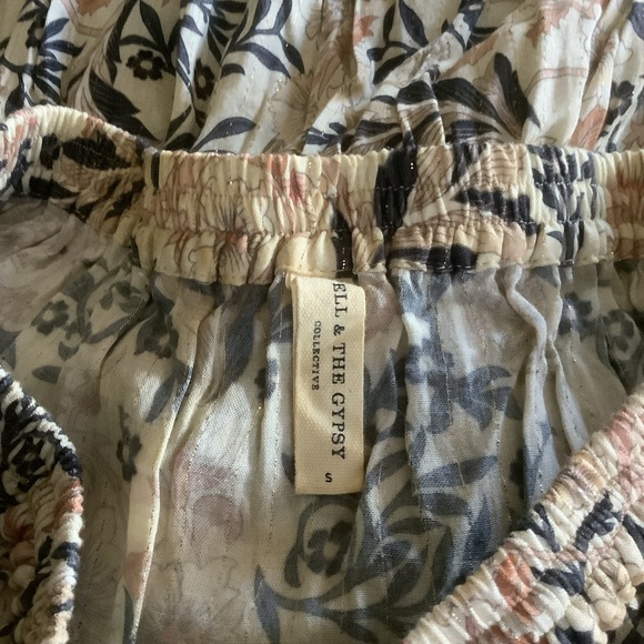 Spell Skirts Spell Gypsy Oasis Pearl Tie Front Crop Top Maxi Skirt